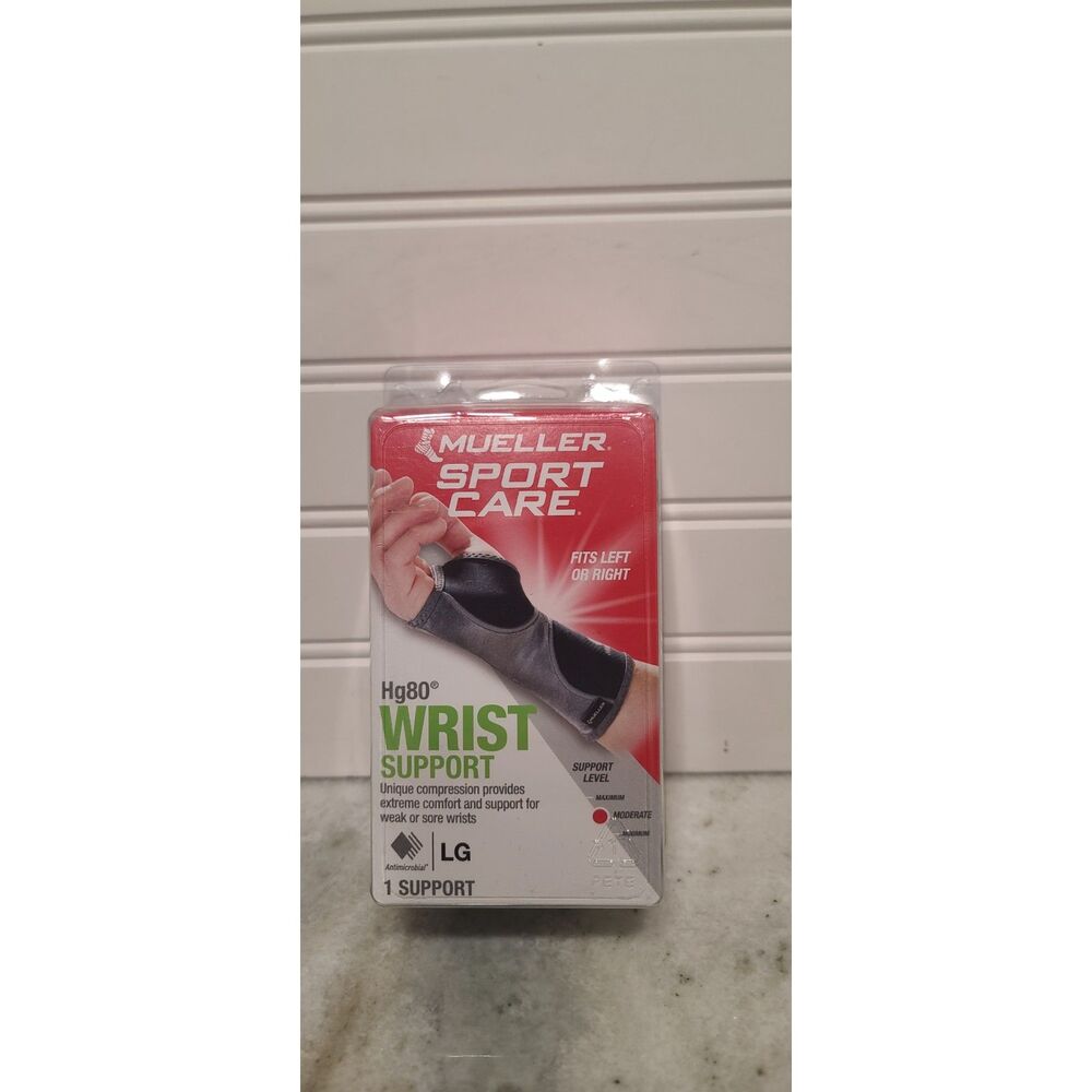 Mueller Sport Care HG80 Wrist Support Size L Fits Left or Right Hand NEW